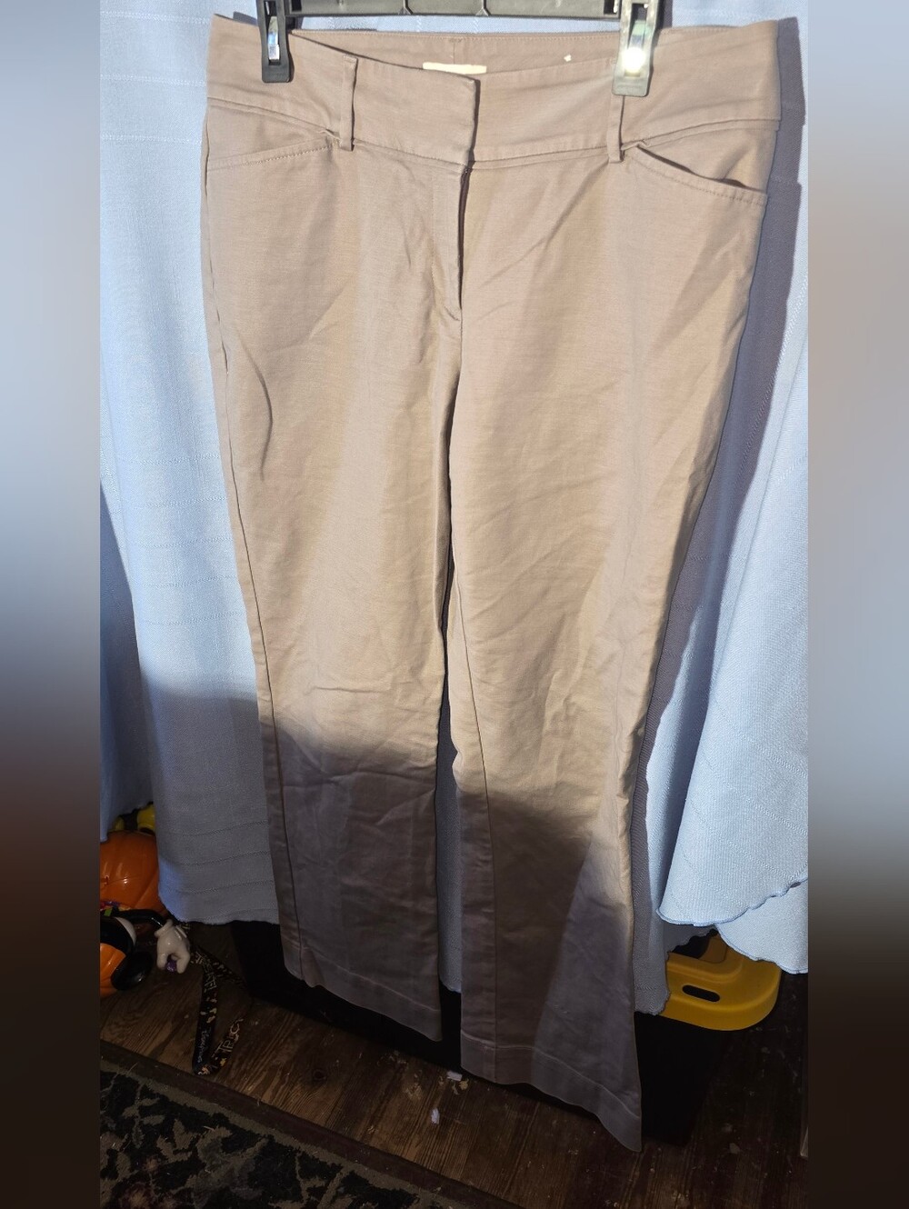 LOFT Curvy Pants in Taupe